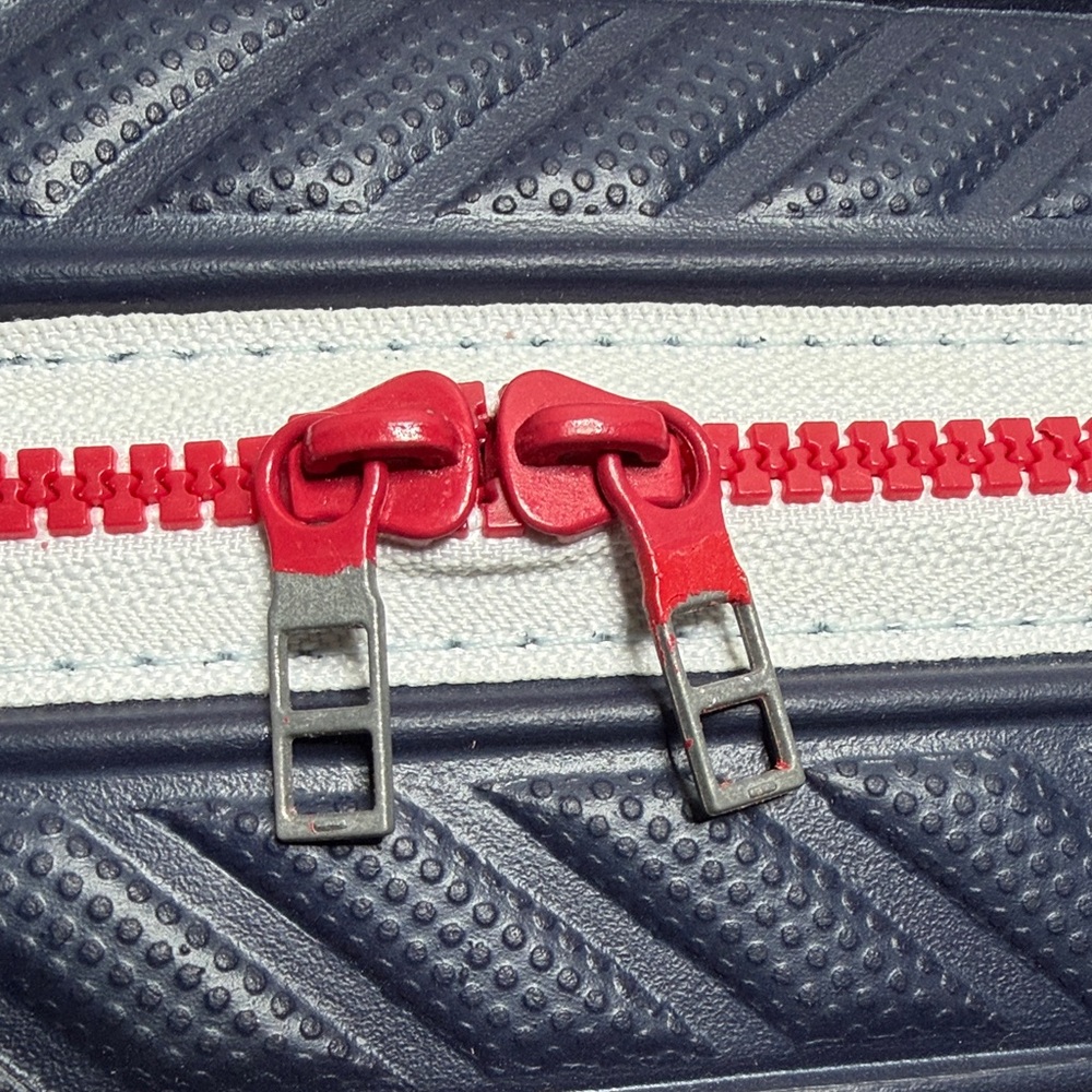 CROCS Navy Blue Mini Backpack with Red Strap - Picture 11 of 11